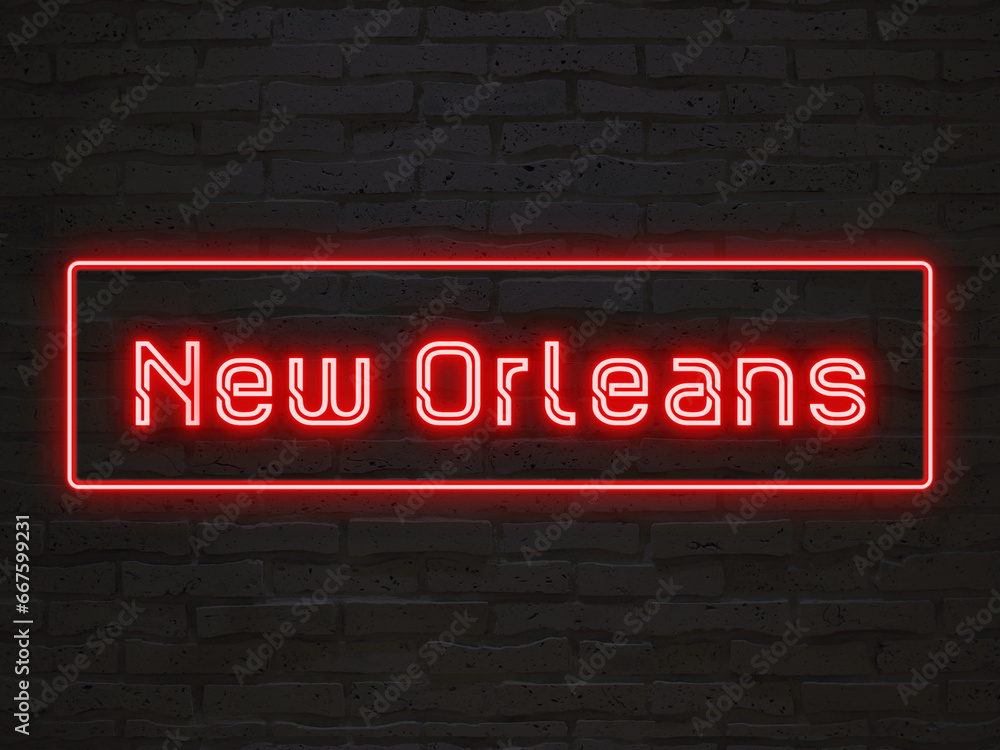 New Orleans のネオン文字