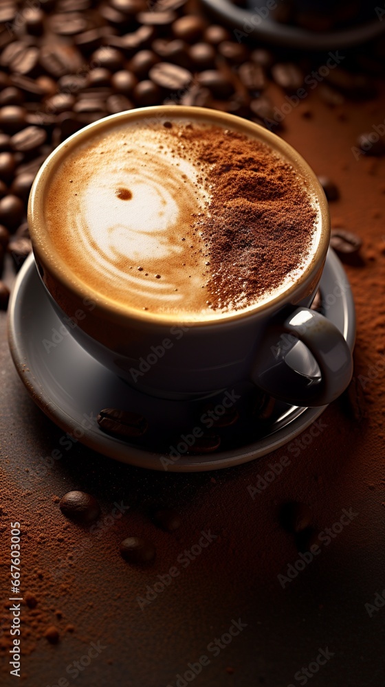 Close-up photo of a cup of coffee Close-up photo of a cup of coffee