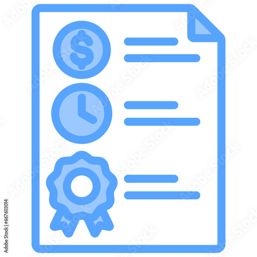 Rfq Blue Icon