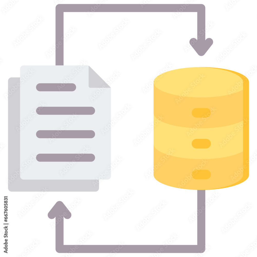 Modes Data Collection Flat Icon Modes Data Collection Flat Icon