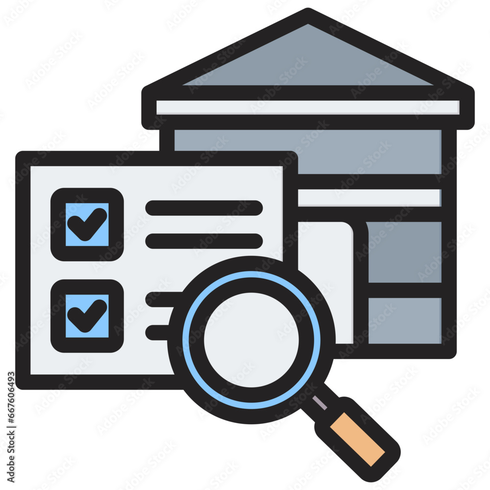 Personal Home Outline Color Icon Personal Home Outline Color Icon