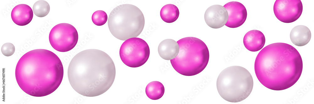 white ball pink ball PNG transparent