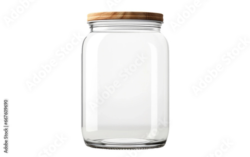 Jar for Canning On Transparent Background.