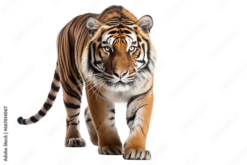 Bali Tiger Isolated on transparent background