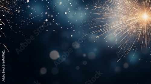 Fotografia 2024 New year New Year's Eve Party background banner fireworks background copy p