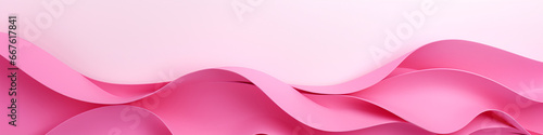 pink silk long waves abstract background narrow.