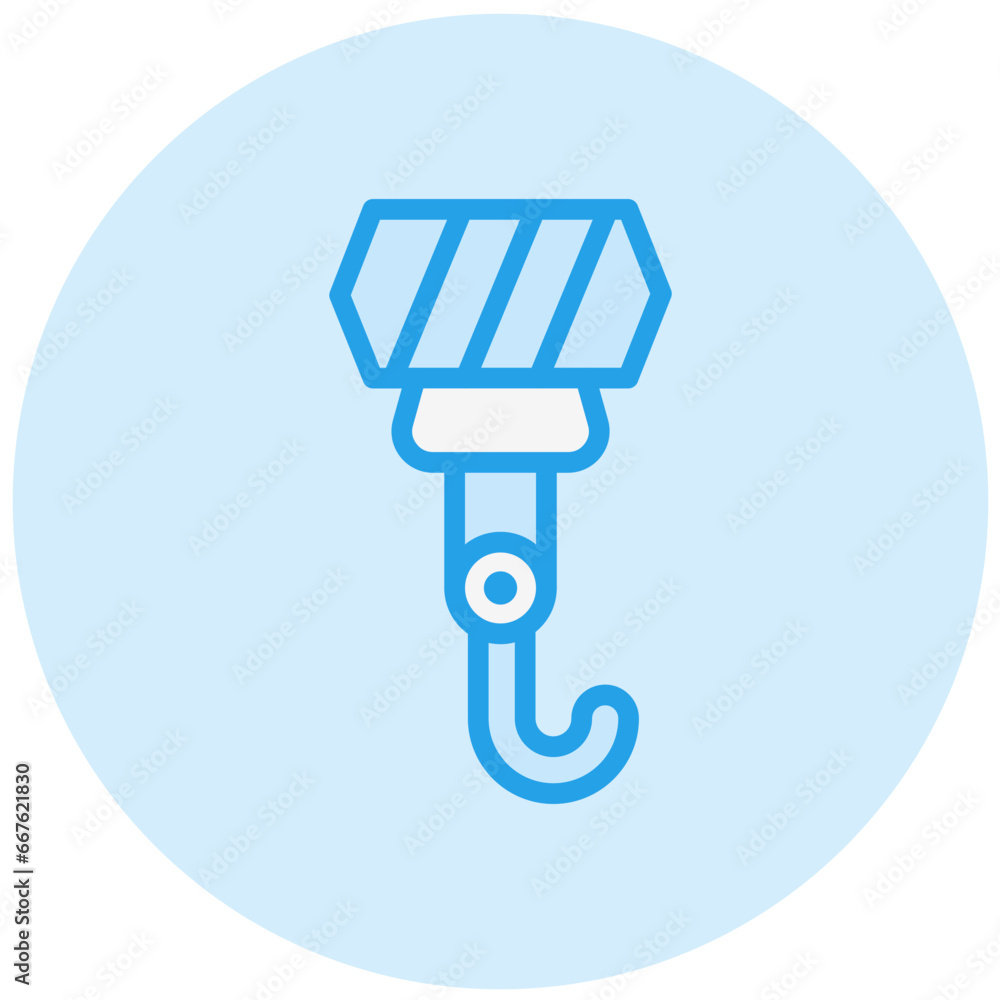 Hook Vector Icon Design Illustration Hook Vector Icon Design Illustration