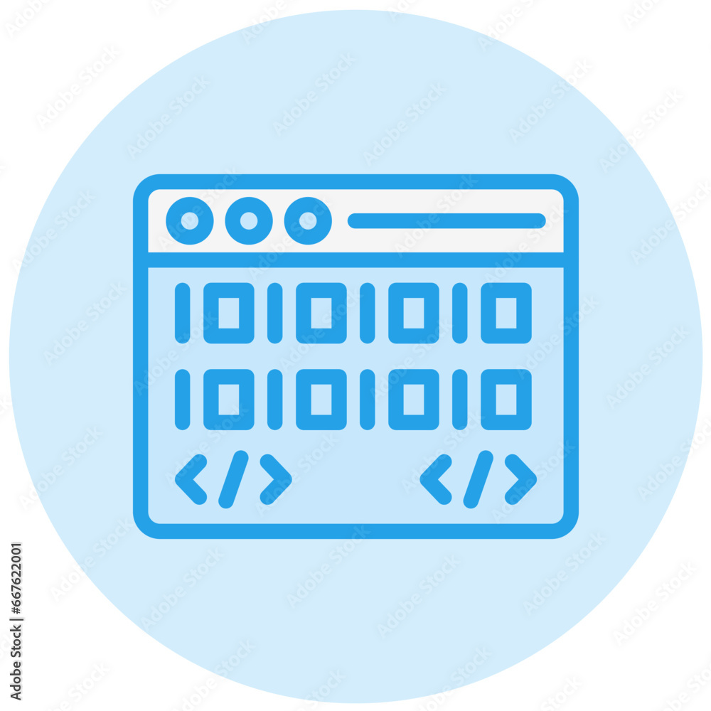 Coding Vector Icon Design Illustration Coding Vector Icon Design Illustration
