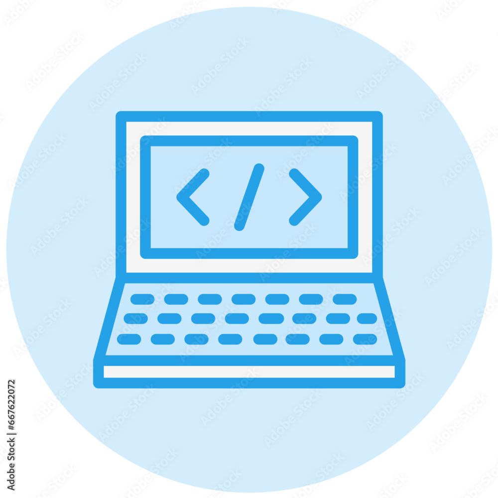 Hacked Vector Icon Design Illustration