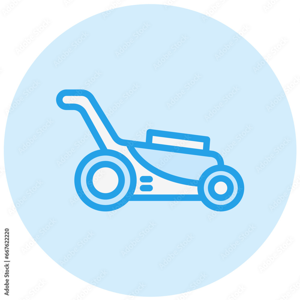 Lawn mower Vector Icon Design Illustration Lawn mower Vector Icon Design Illustration
