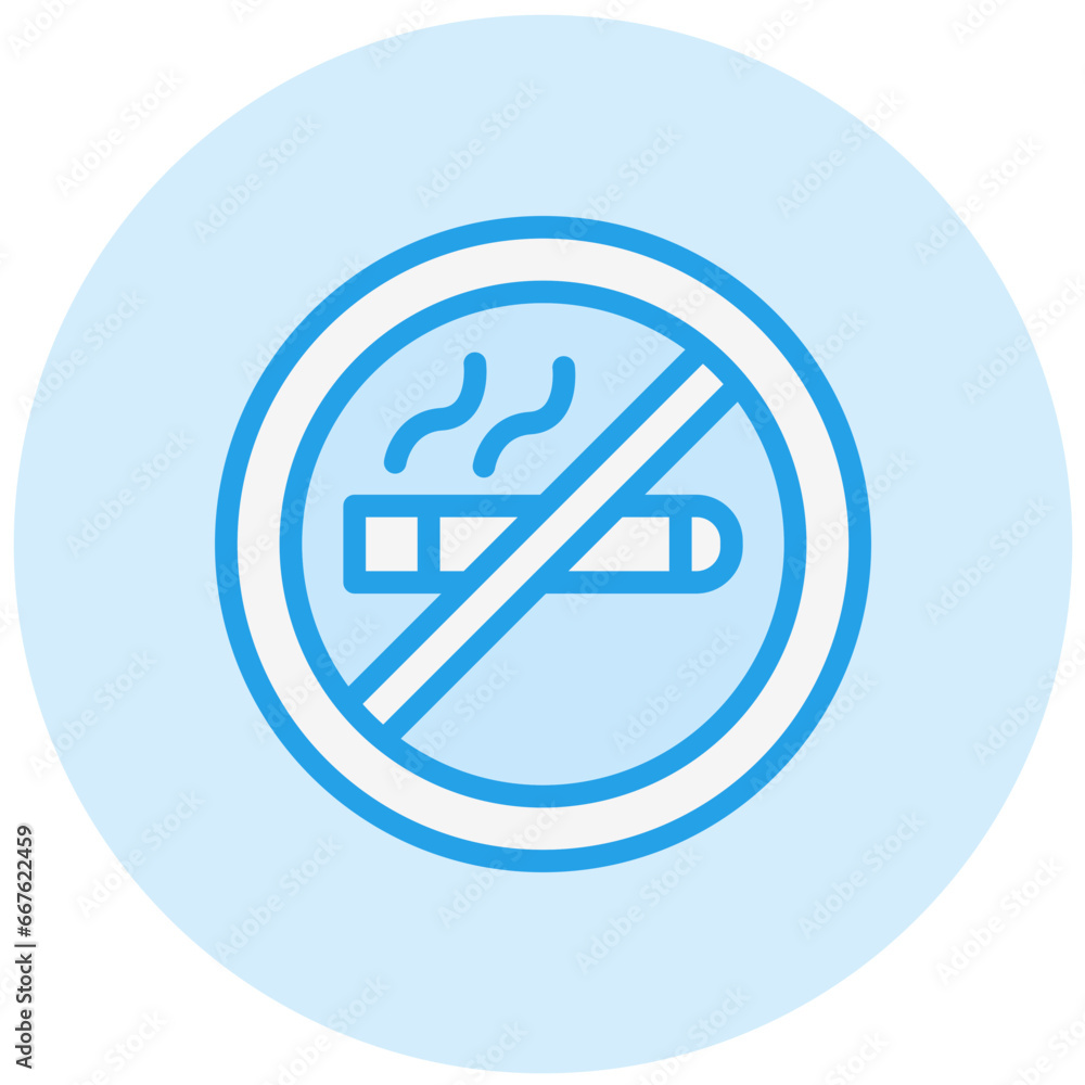 No smoking Vector Icon Design Illustration No smoking Vector Icon Design Illustration