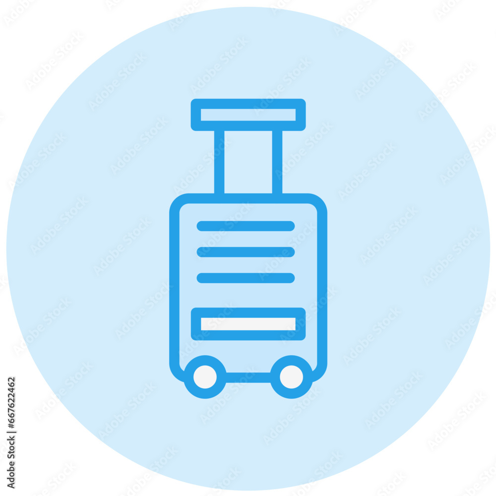 Luggage Vector Icon Design Illustration Luggage Vector Icon Design Illustration