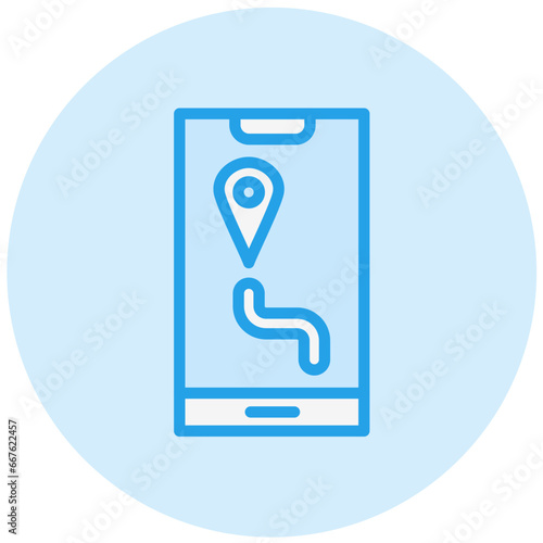 Gps Vector Icon Design Illustration