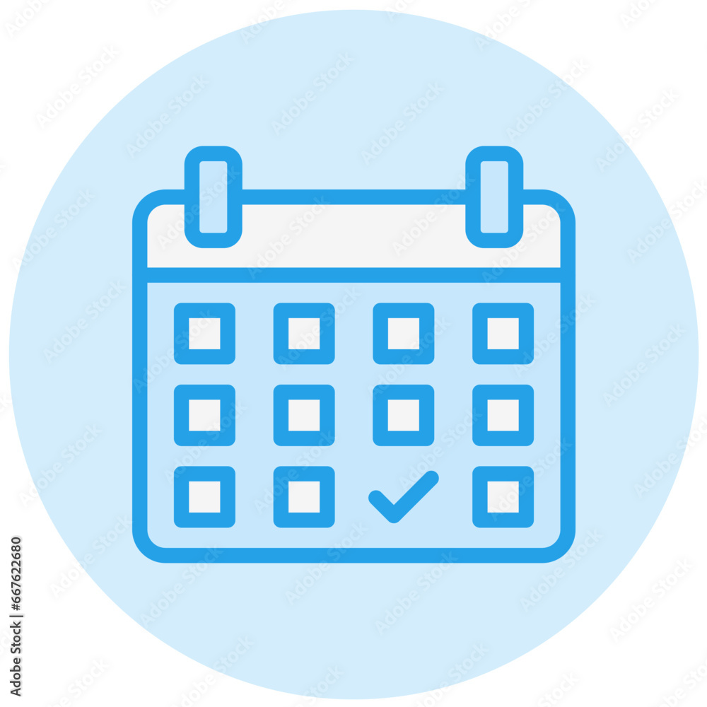 Calendar Vector Icon Design Illustration