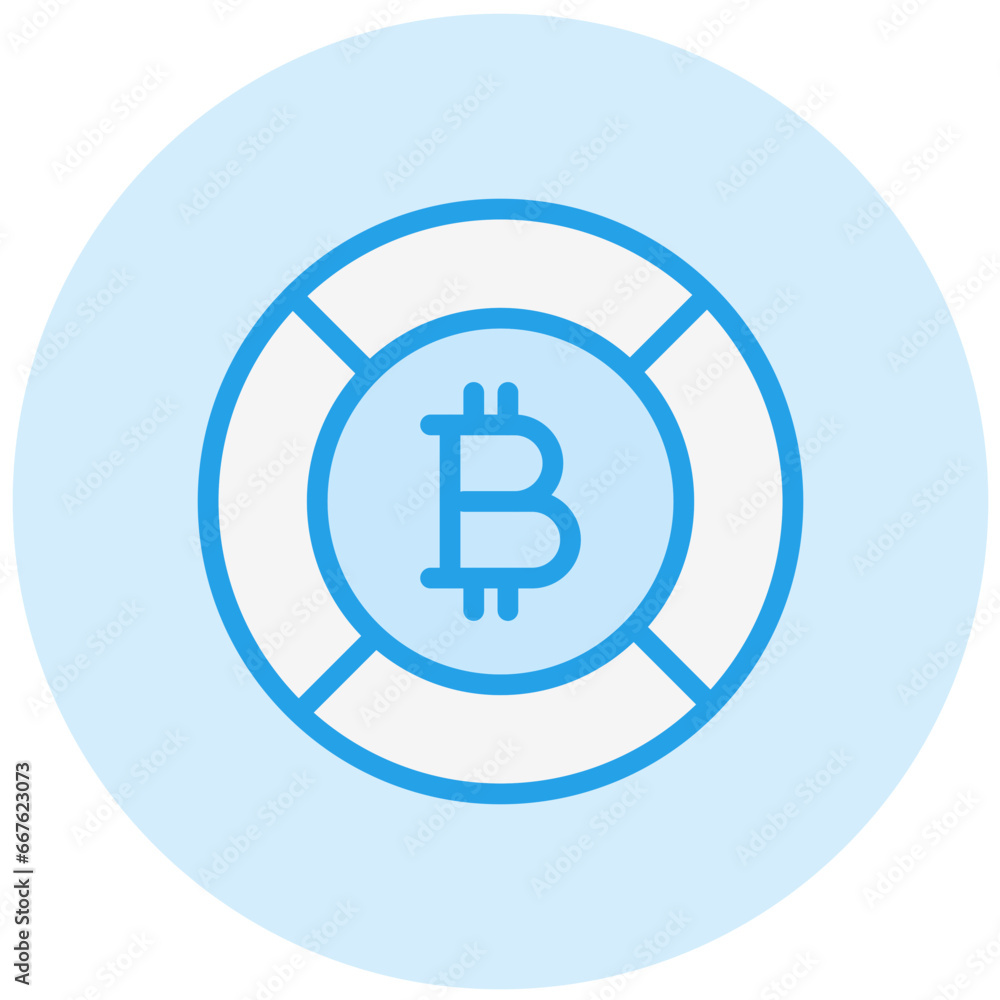 Bitcoin Vector Icon Design Illustration Bitcoin Vector Icon Design Illustration