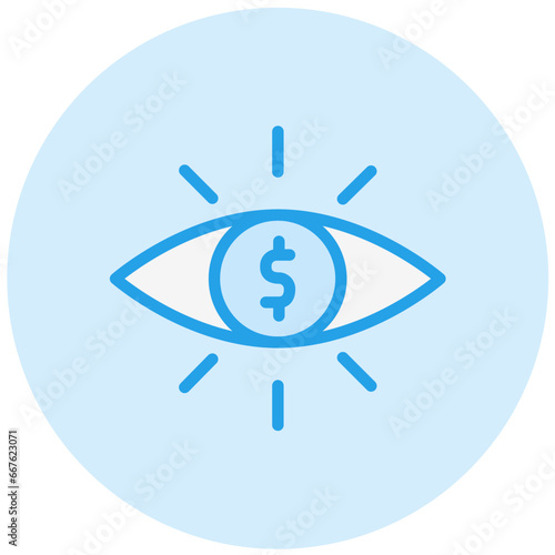 Vision Vector Icon Design Illustration