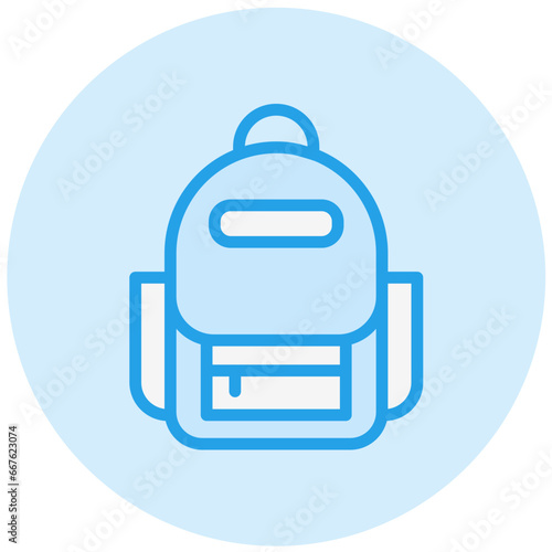 Bagpack Vector Icon Design Illustration