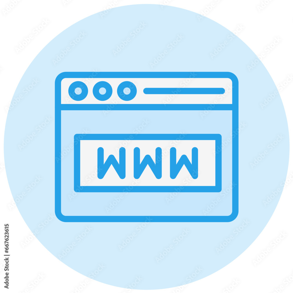 Www Vector Icon Design Illustration Www Vector Icon Design Illustration