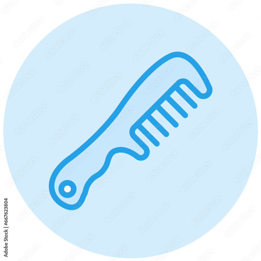 Hair comb Vector Icon Design Illustration Hair comb Vector Icon Design Illustration