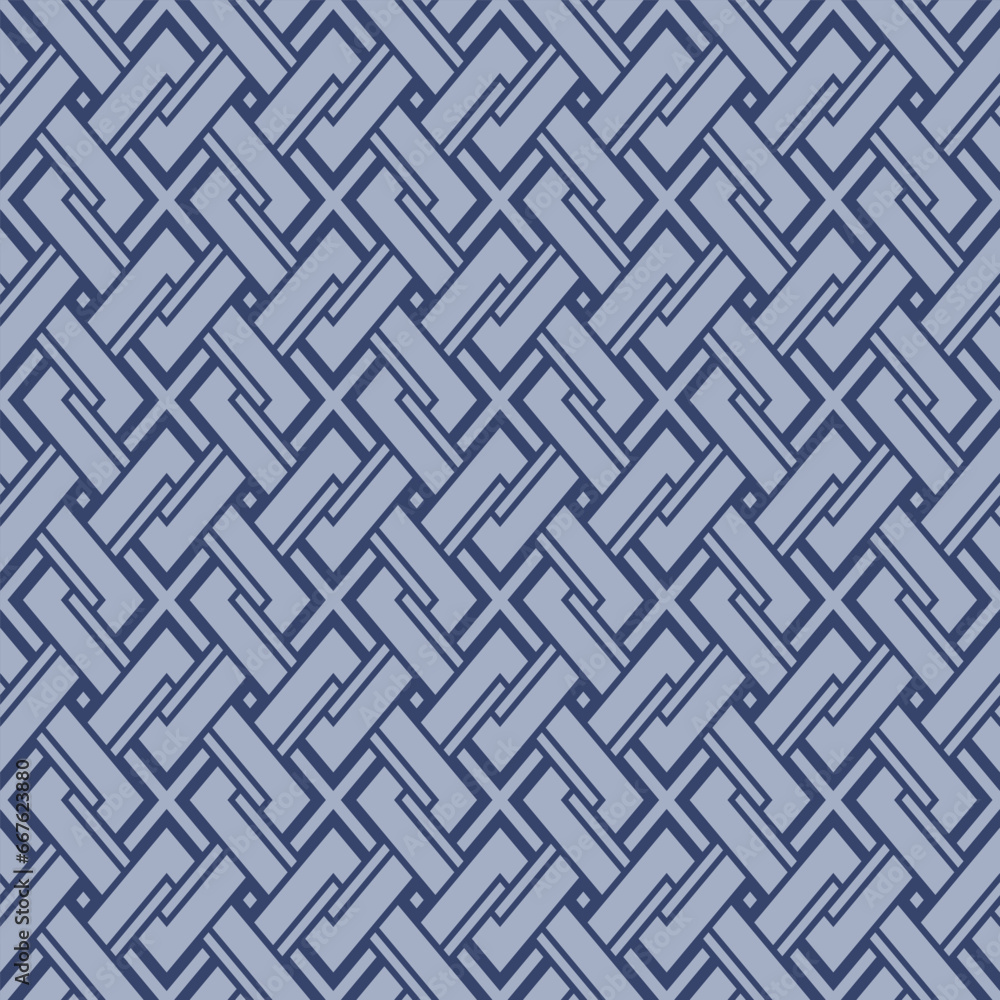 Japanese Overlap Diamond Vector Seamless Pattern Japanese Overlap Diamond Vector Seamless Pattern