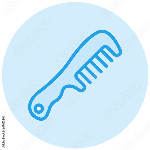 Hair comb Vector Icon Design Illustration