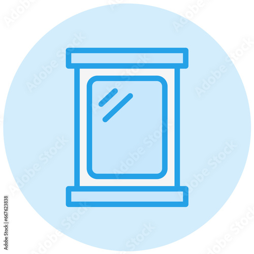 Mirror Vector Icon Design Illustration