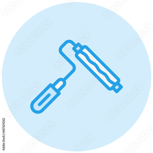 Paint roller Vector Icon Design Illustration
