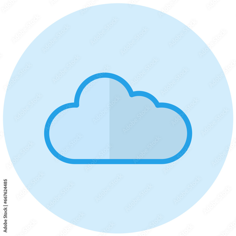 Cloud Vector Icon Design Illustration Cloud Vector Icon Design Illustration