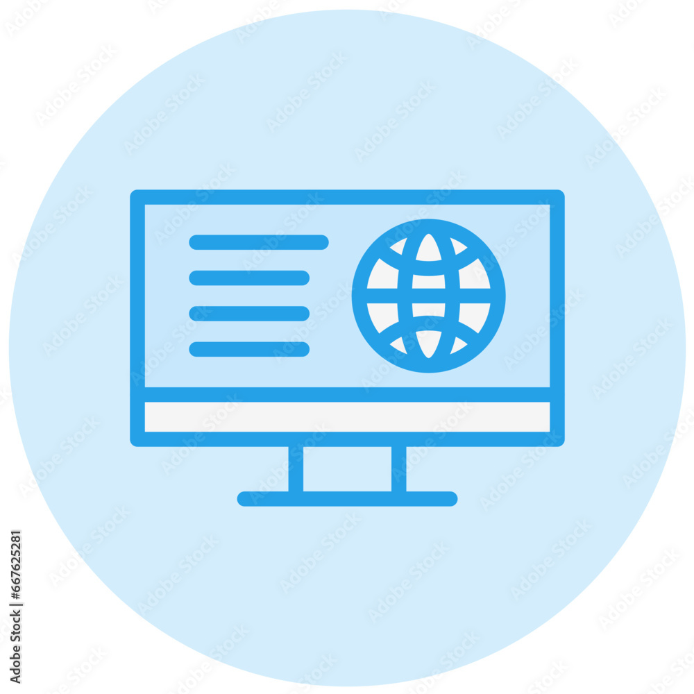 Online Business Vector Icon Design Illustration Online Business Vector Icon Design Illustration