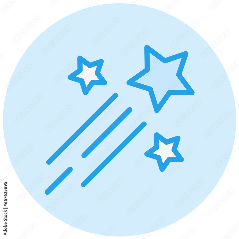 Shooting stars Vector Icon Design Illustration Shooting stars Vector Icon Design Illustration