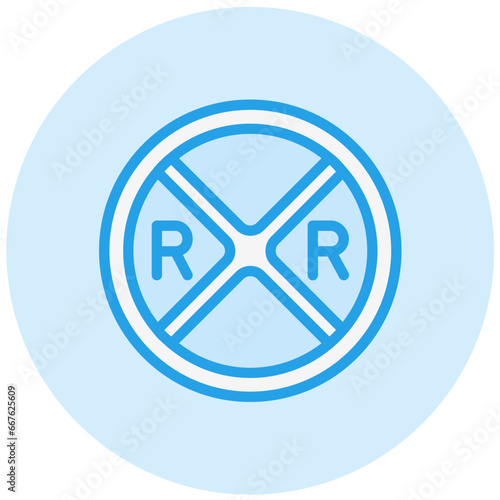rail road Vector Icon Design Illustration