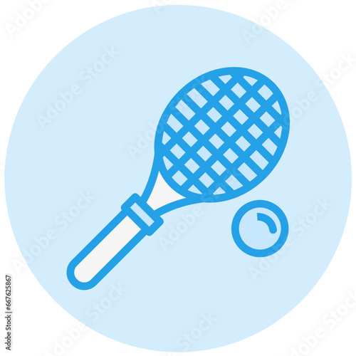 Racket Vector Icon Design Illustration