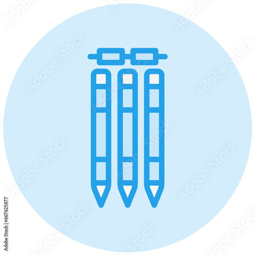 Wickets Vector Icon Design Illustration