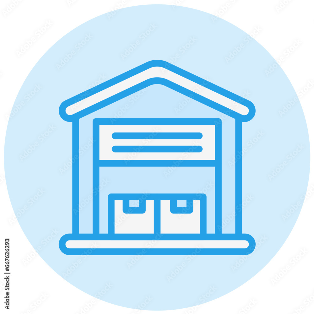 Warehouse Vector Icon Design Illustration Warehouse Vector Icon Design Illustration