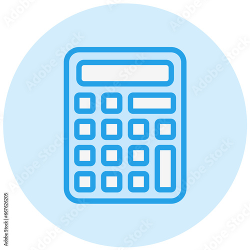 Calculator Vector Icon Design Illustration