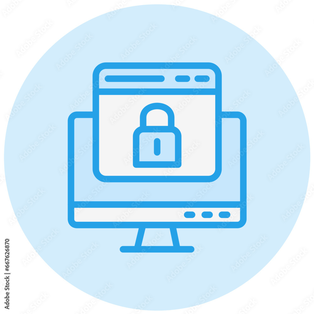 Web security Vector Icon Design Illustration Web security Vector Icon Design Illustration