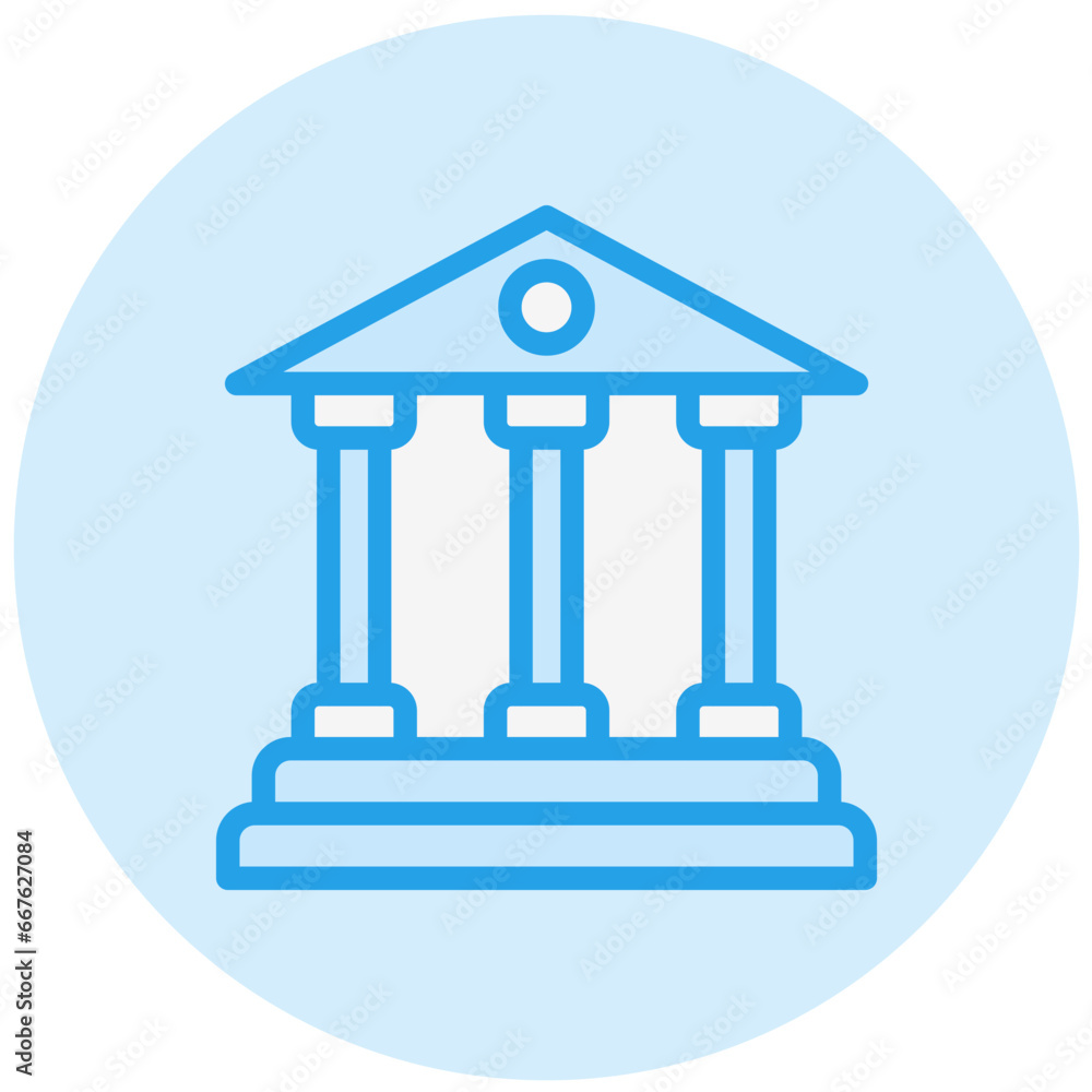 Bank Vector Icon Design Illustration