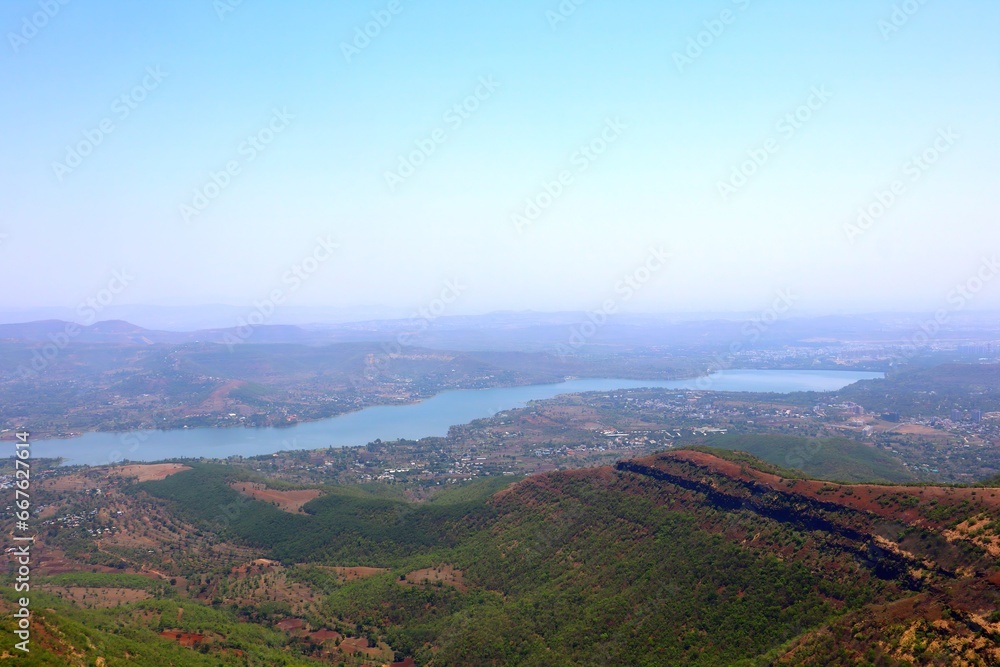 Hills surrounding Sinhagad Fort Exploring the Surroundings of Sinhagad Fort in Pune