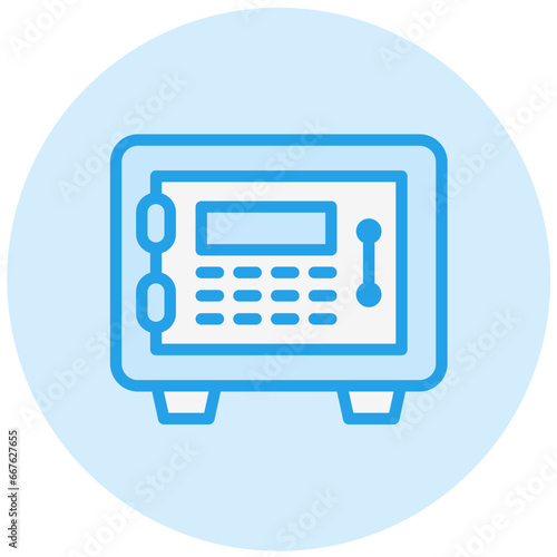Safe box Vector Icon Design Illustration