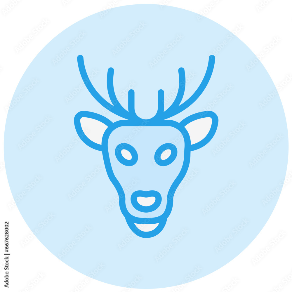 Deer Vector Icon Design Illustration Deer Vector Icon Design Illustration
