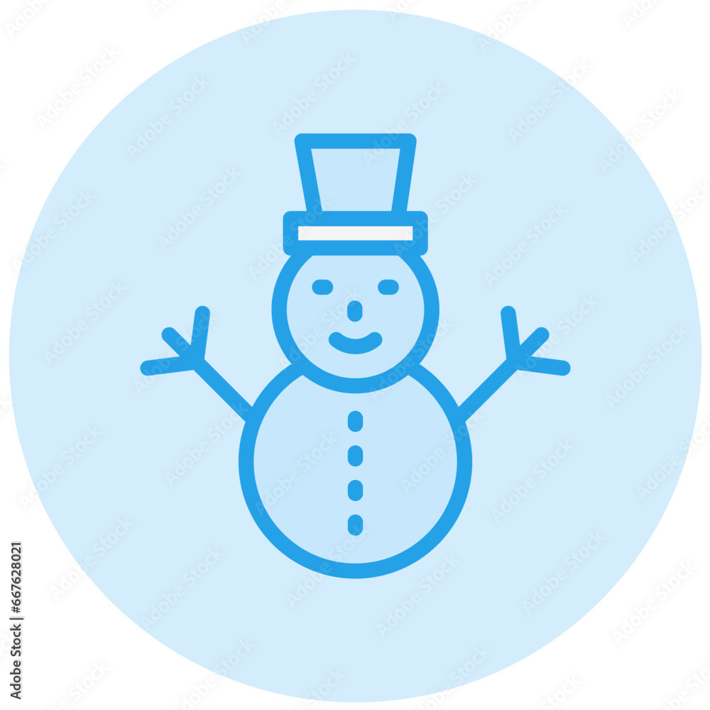 Snowman Vector Icon Design Illustration Snowman Vector Icon Design Illustration