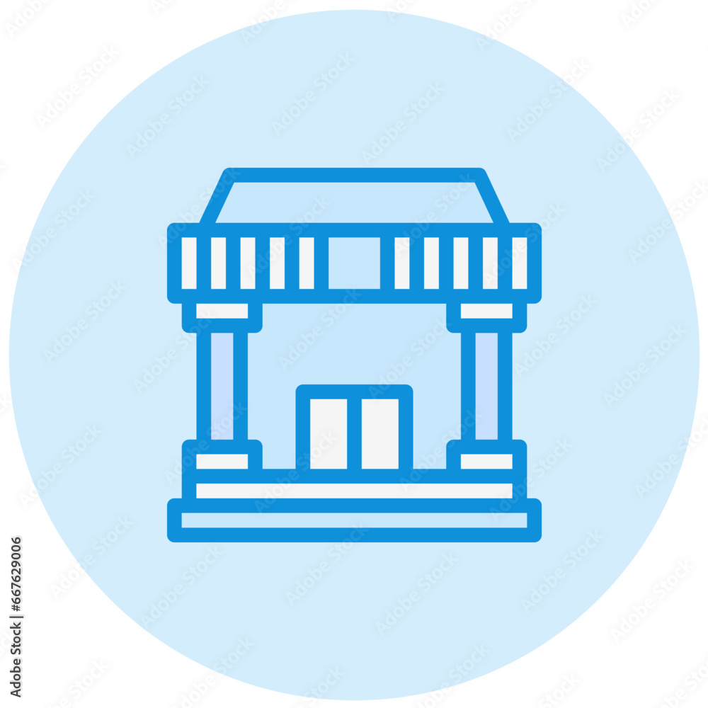 Obraz premium Bank Vector Icon Design Illustration