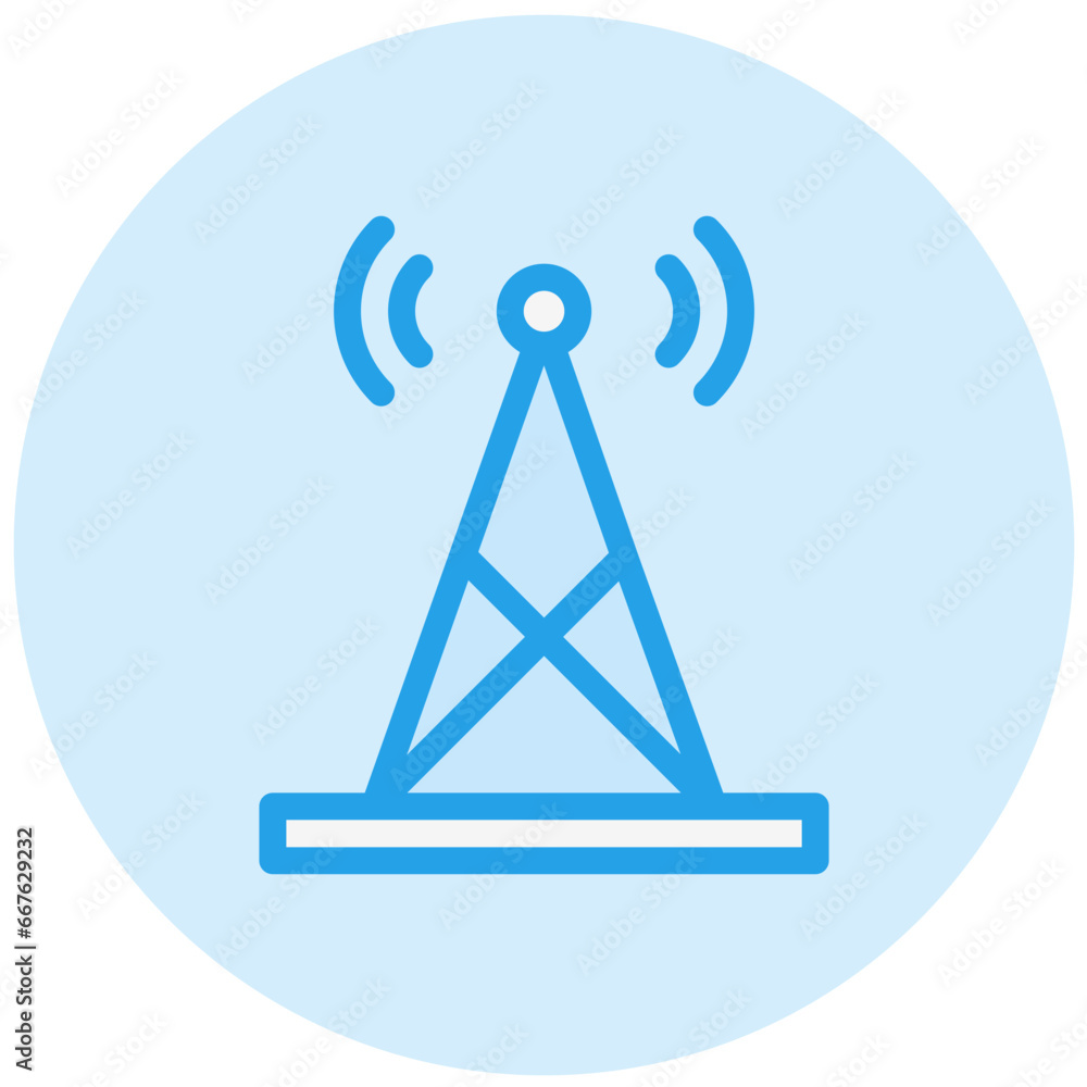Antenna Vector Icon Design Illustration Antenna Vector Icon Design Illustration