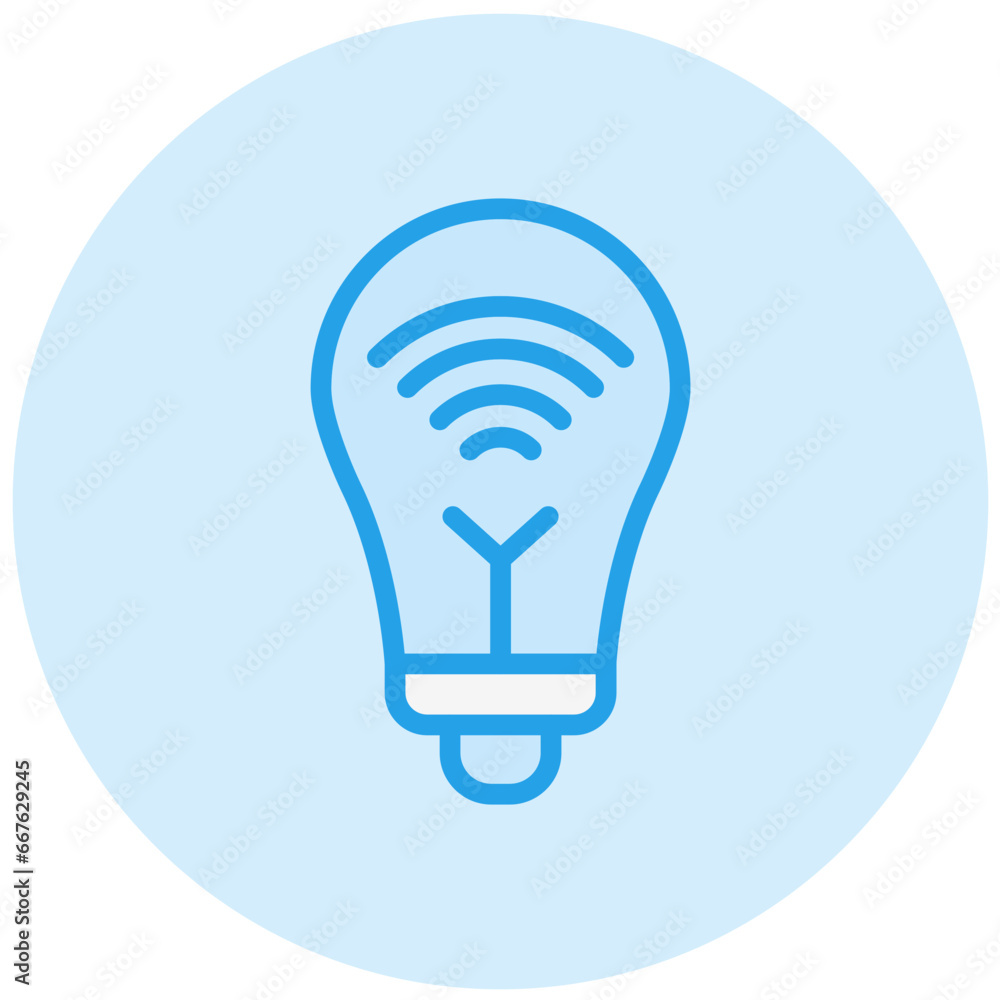 Smart bulb Vector Icon Design Illustration Smart bulb Vector Icon Design Illustration