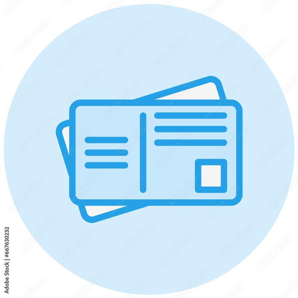 Post card Vector Icon Design Illustration Post card Vector Icon Design Illustration