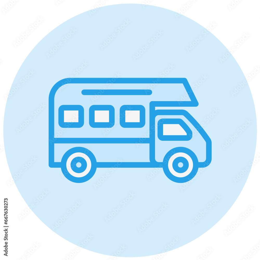 Camper van Vector Icon Design Illustration Camper van Vector Icon Design Illustration
