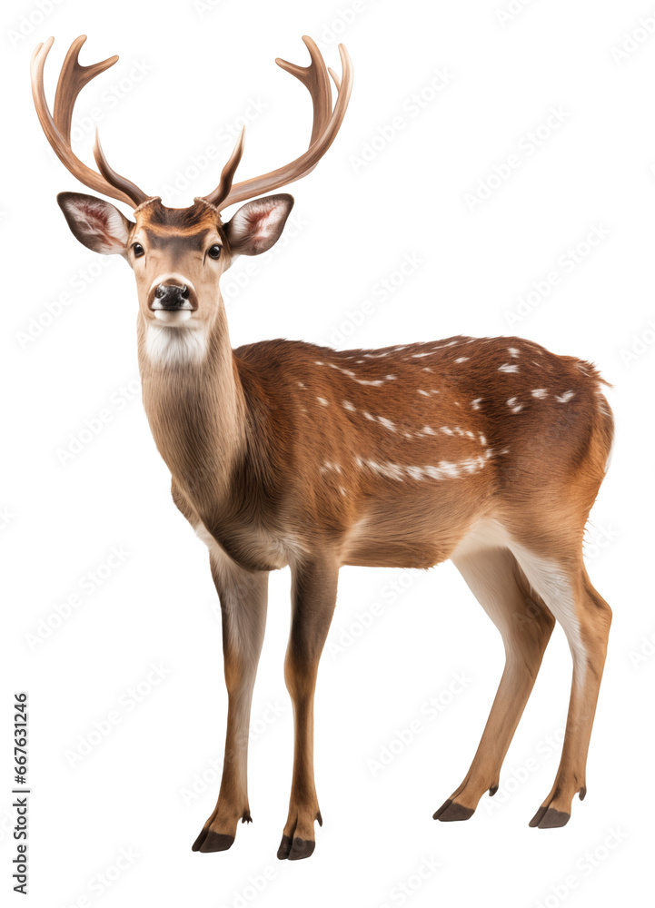 deer isolated on white - transparent background PNG deer isolated on white - transparent background PNG