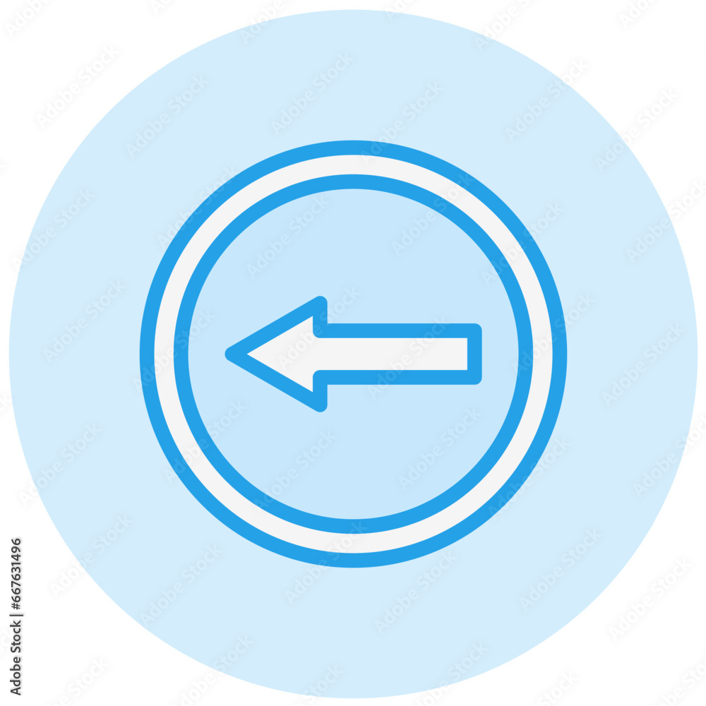 Go left Vector Icon Design Illustration Go left Vector Icon Design Illustration