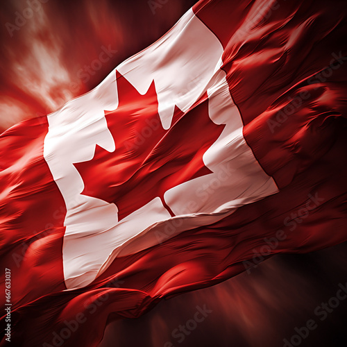 Canada flag illustration