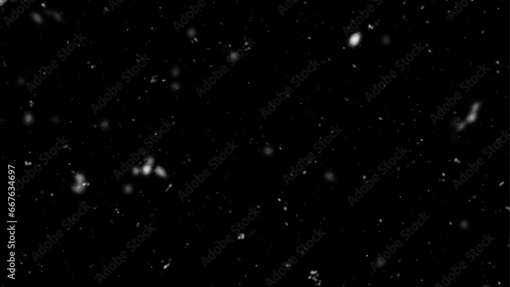 Obraz premium Background with snow. Falling realistic natural snowfall. Winter season weather background